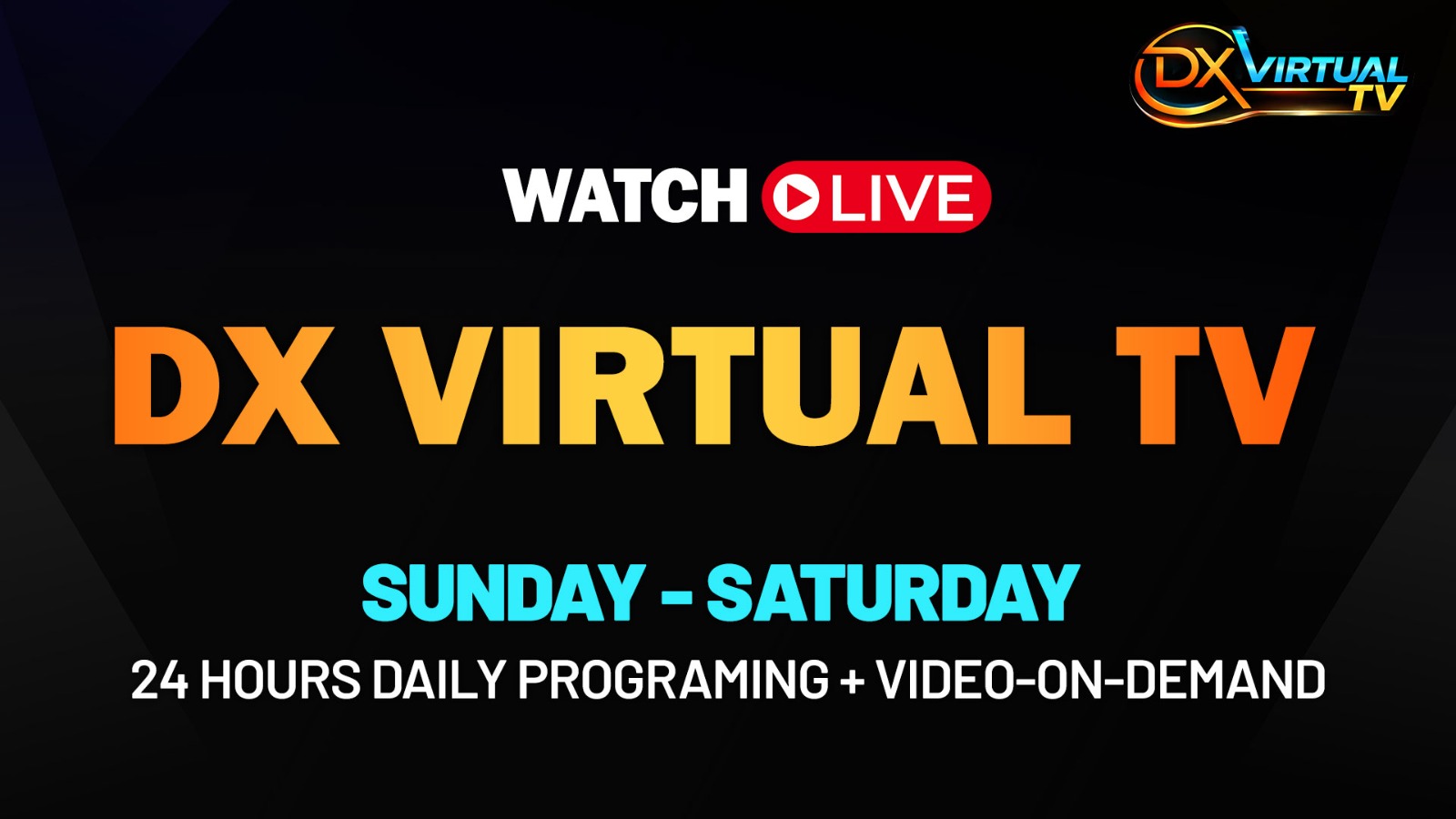 DX VIRTUAL TV BANNER